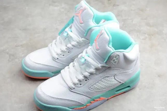 Reps TBkick 440892-100 Air 5 GS Light Jordan Aqua 0610